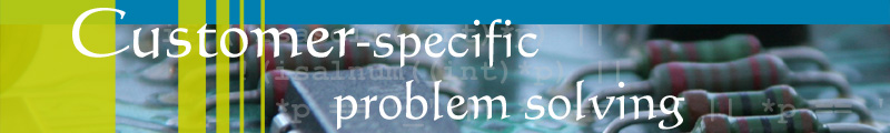 Customer-specific problem solving